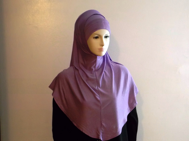 Illiac OR BLUE Long 2 Piece Amira  Hijab 8